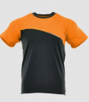 Sara Workwear Comfort Plus koszulka robocza grafitowo-pomarańczowa Sara Workwear Comfort Plus koszulka robocza grafitowo-pomarańczowa