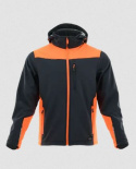 Softshell do pracy wodoodprony oddychający Sara Workwear Comfort Plus grafitowo-pomarańczowy Softshell do pracy wodoodprony oddychający Sara Workwear Comfort Plus grafitowo-pomarańczowy