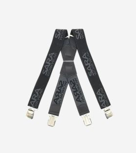 Elastyczne szelki robocze do spodni uniwersalne 1-24-002 Sara Workwear czarno-szare Elastyczne szelki robocze do spodni uniwersalne 1-24-002 Sara Workwear czarno-szare