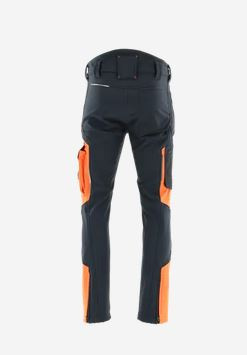 Comfort Winter Sara Workwear spodnie robocze softshell do pasa grafitowo-pomarańczowe Comfort Winter Sara Workwear spodnie robocze softshell do pasa grafitowo-pomarańczowe