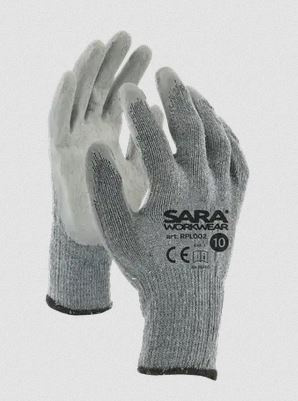 Sara Workwear RPL002 Storm Light rękawice robocze powlekane chropowatym lateksem Sara Workwear RPL002 Storm Light rękawice robocze powlekane chropowatym lateksem