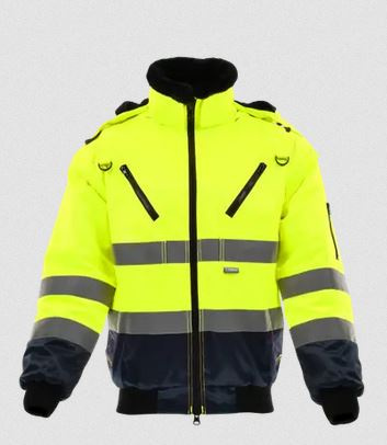 krótka kurtka robocza ocieplana Sara Workwear Alpha Winter HV żółta krótka kurtka robocza ocieplana Sara Workwear Alpha Winter HV żółta