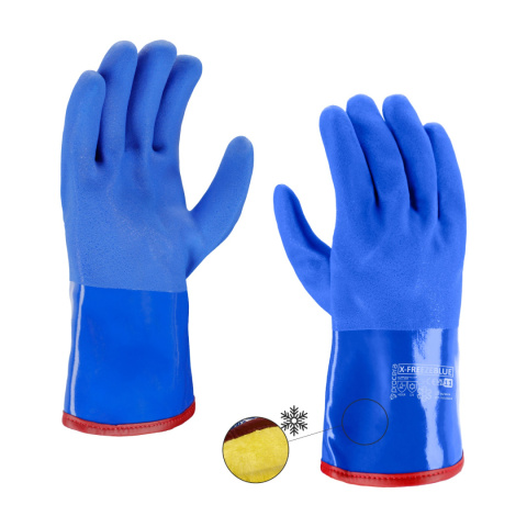 rękawice robocze gumowe ocieplane X-FREEZEBLUE Procera rękawice robocze gumowe ocieplane X-FREEZEBLUE Procera