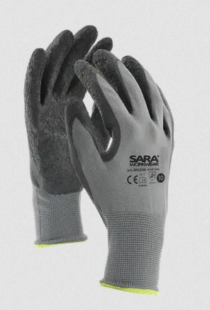rękawice robocze powlekane lateksem RPL009 Greymax Sara Workwear rękawice robocze powlekane lateksem RPL009 Greymax Sara Workwear