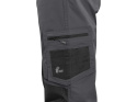 męskie spodnie bhp do pasa CXS Canis Solis szaro-czarne męskie spodnie bhp do pasa CXS Canis Solis szaro-czarne