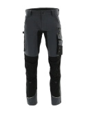 spodnie robocze do pasa Sara Wrokwear Motionflex szaro-czarne spodnie robocze do pasa Sara Wrokwear Motionflex szaro-czarne