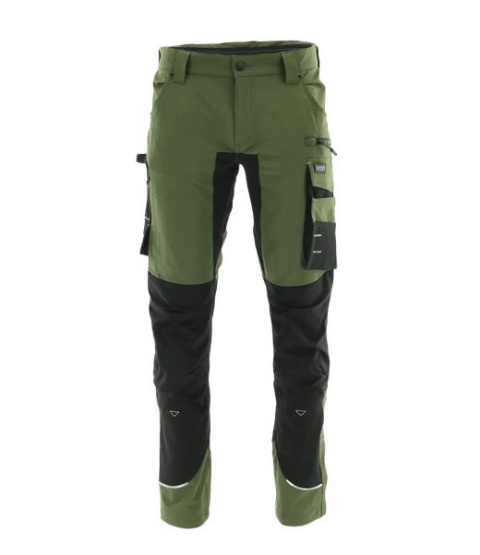spodnie do pracy Motionflex Sara Workwear oliwkowo-czarne spodnie do pracy Motionflex Sara Workwear oliwkowo-czarne