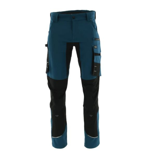 spodnie robocze do pasa petrol-czarny Sara Workwear Motionflex spodnie robocze do pasa petrol-czarny Sara Workwear Motionflex