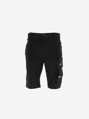 Sara Workwear Actiflex spodenki robocze krótkie czarno-szare Sara Workwear Actiflex spodenki robocze krótkie czarno-szare