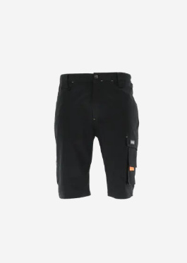 Krótkie spodnie robocze Actiflex Sara Workwear czarno-pomarańczowe Krótkie spodnie robocze Actiflex Sara Workwear czarno-pomarańczowe
