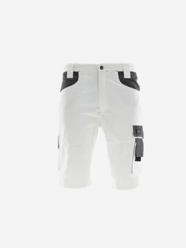 szorty bhp do pracy Sara Workwear Actiflex biało-szare szorty bhp do pracy Sara Workwear Actiflex biało-szare