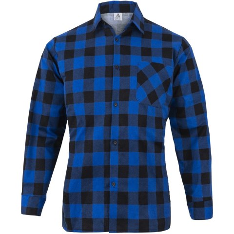 KOSZULA FLANELOWA NIEBIESKA XL KOSZULA FLANELOWA NIEBIESKA XL