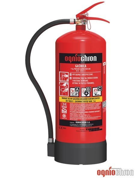 GAŚNICA PROSZKOWA 9 KG GAŚNICA PROSZKOWA 9 KG