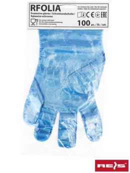 RĘKAWICE FOLIOWE JEDNORAZOWE