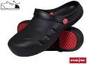 Klapki robocze czarno-czerwone