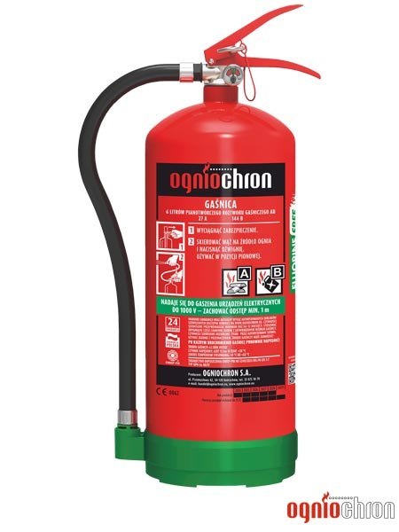 GAŚNICA PIANOWA 6 KG GAŚNICA PIANOWA 6 KG