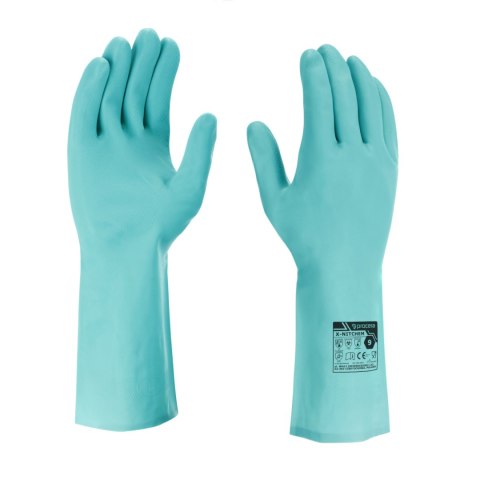 RĘKAWICE LABOLATORYJNE NITRYLOWE X-NITCHEM ROZM. 10