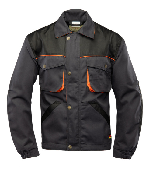 bluza robocza Brixton Practical Polstar grafitowo-pomarańczowa