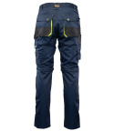 Polstar Brixton Practical spodnie bhp do pasa 2w1 granatowo-żółte Polstar Brixton Practical spodnie bhp do pasa 2w1 granatowo-żółte