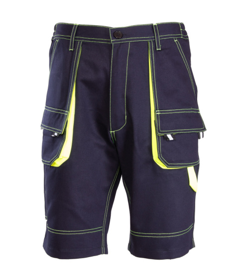 spodnie robocze krótkie 100% bawełna Brixton Spark Polstar granatowo-żółte spodnie robocze krótkie 100% bawełna Brixton Spark Polstar granatowo-żółte