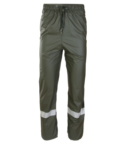 Polstar Grosvenor PU spodnie robocze do pasa przeciwdeszczowe zielone