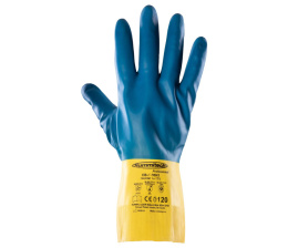 rękawiczki bhp chemiczne SUMMITECH DUOCHEM PRO. CB-F-06N1 Polstar