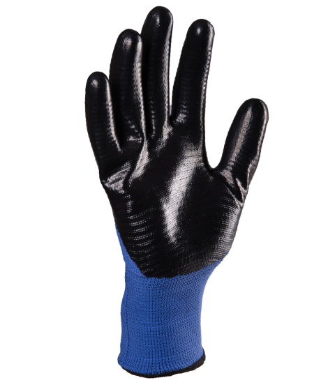 Polstar Covent Navy rękawiczki bhp polwekane nitrylem kat. II Polstar Covent Navy rękawiczki bhp polwekane nitrylem kat. II