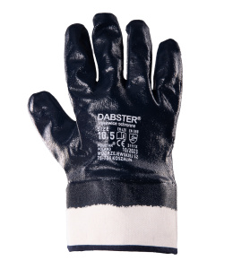 rękawice robocze powlekane nitrylem DABSTER NITRYL.CIĘŻKI P. MANKIET kat. II Polstar
