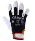 rękawice robocze wzmacniane skórą Cabra Velcro Polstar