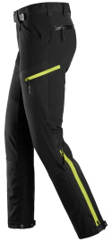 Snickers Workwear spodnie bhp do pasa FlexiWork 6948 czarno-żółte Snickers Workwear spodnie bhp do pasa FlexiWork 6948 czarno-żółte