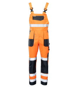 spodnie bhp ogrodniczki Brixton Flash Polstar kat. II kl. 2 pomarańczowe