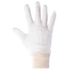 rękawice robocze bawełniane ze ściągaczem Polstar