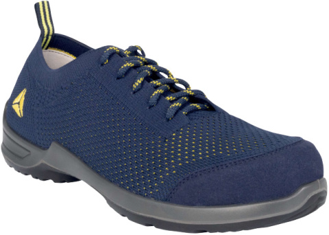 buty robocze Summer2 S1P SR Delta Plus niebiesko-żółte