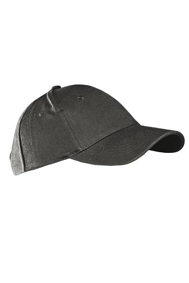 czapka z daszkiem 6P bawełna JHK ciemno szara czapka z daszkiem 6P bawełna JHK ciemno szara