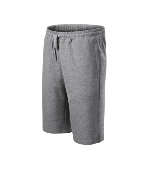 spodnie dresowe do pasa męskie krótkie Comfy 611 Malfini ciemnoszary melanż spodnie dresowe do pasa męskie krótkie Comfy 611 Malfini ciemnoszary melanż