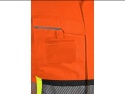 KURTKA OCIEPLANA ODBLASKOWA BENSON CXS CANIS DLA DROGOWCÓW Z KAPTUREM pomarańczowa kieszeń KURTKA OCIEPLANA ODBLASKOWA BENSON CXS CANIS DLA DROGOWCÓW Z KAPTUREM pomarańczowa kieszeń