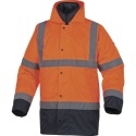 Delta Plus Runway 3w1 kurtka robocza ocieplana odblaskowa przeciwdeszczowa- odzież ochronna pomarańczowa Delta Plus Runway 3w1 kurtka robocza ocieplana odblaskowa przeciwdeszczowa- odzież ochronna pomarańczowa