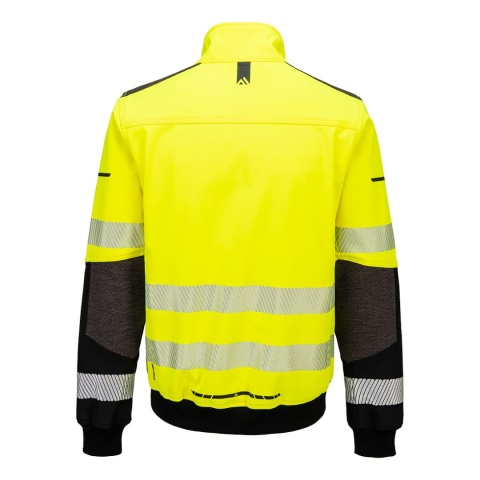 Portwest EV468 kurtka robocza softshell ostrzegawcza Bomber (3L) żółto-czarna