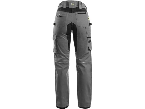 CXS Canis Stretch spodnie robocze do pasa damskie szaro-czarne CXS Canis Stretch spodnie robocze do pasa damskie szaro-czarne