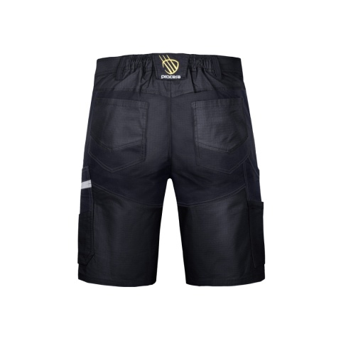 PROCERA SPODNIE ROBOCZE KRÓTKIE LANDER SPANDEX CZARNE TYŁ PROCERA SPODNIE ROBOCZE KRÓTKIE LANDER SPANDEX CZARNE TYŁ