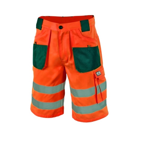 SPODNIE ROBOCZE DO PASA KRÓTKIE ODBLASKOWE FLASH ART.MASTER