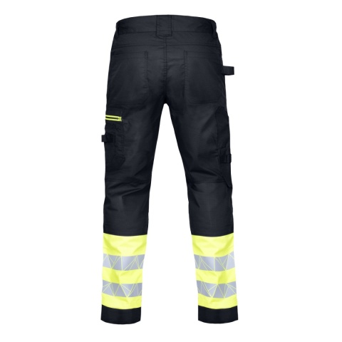 SPODNIE ROBOCZE DO PASA MEGAWORK RIP-STOP STRETCH BLACK TYL SPODNIE ROBOCZE DO PASA MEGAWORK RIP-STOP STRETCH BLACK TYL