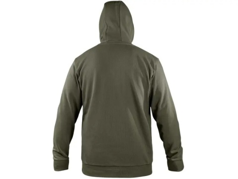 Cxs Canis Alton bluza robocza męska z kapturem khaki tył