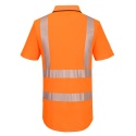 Portwest KX302 koszulka robocza polo ostrzegawcza KX3 z krótkim rękawem pomarańczowa