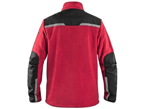 Polar roboczy męski CXS 4ENVI Canis czerwono-czarny  tył