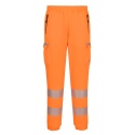 spodnie robocze do pasa ostrzegawcze dresowe Combat Joggers KX348 Portwest pomarańczowe