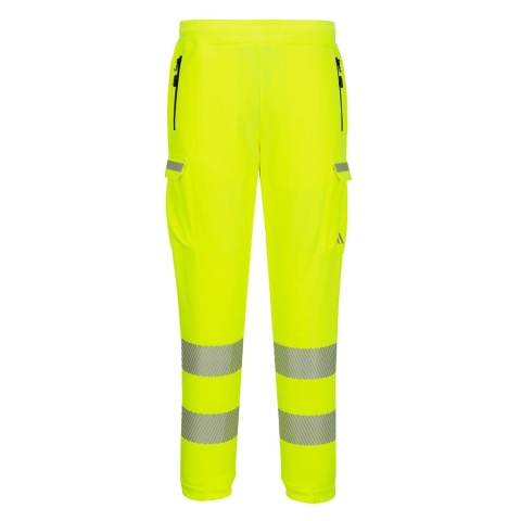 spodnie robocze do pasa ostrzegawcze dresowe Combat Joggers KX348 Portwest żółte