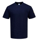 AS20 Portwest granatowy t-shirt esd antyelektrostatyczny