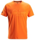t-shirt roboczy logo 2590 Snickers Workwear pomarańczowy