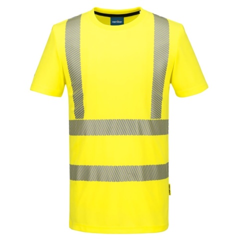 t-shirt roboczy ostrzegawczy KX3 Sports KX301 Portwest żółty